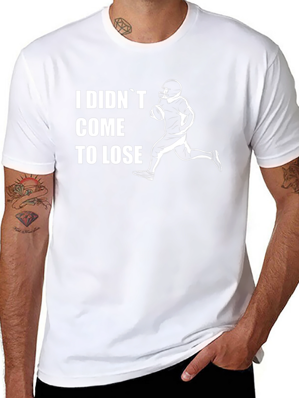 I Didnt Come To Lose Football T-Shirt