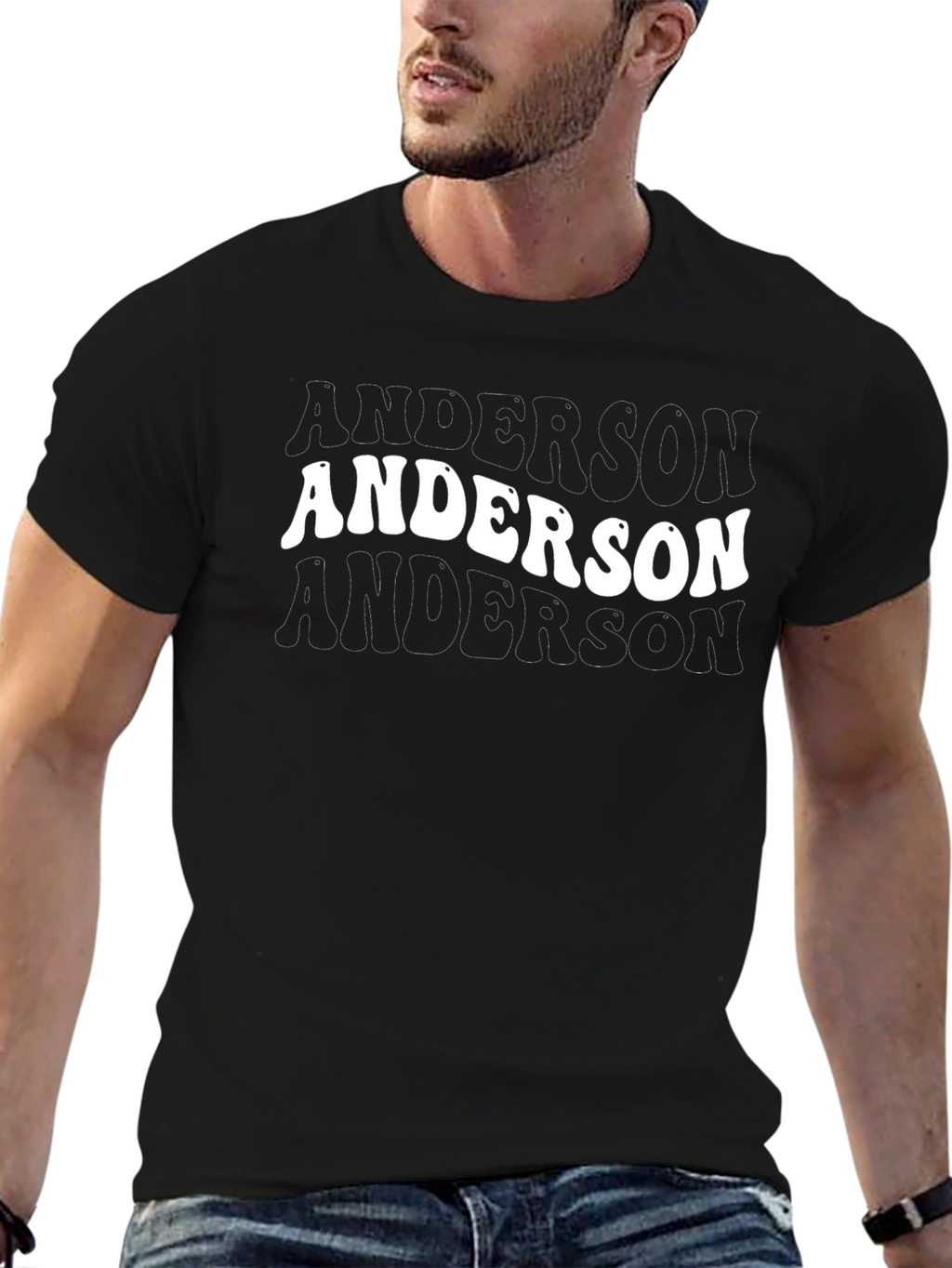 ANDERSON Graphic T-Shirt - Retro Style
