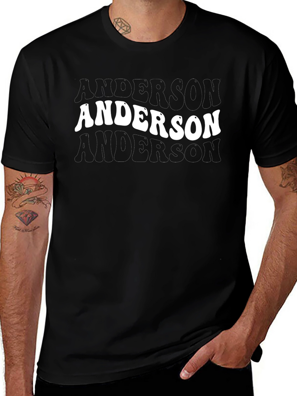 ANDERSON Graphic T-Shirt - Retro Style