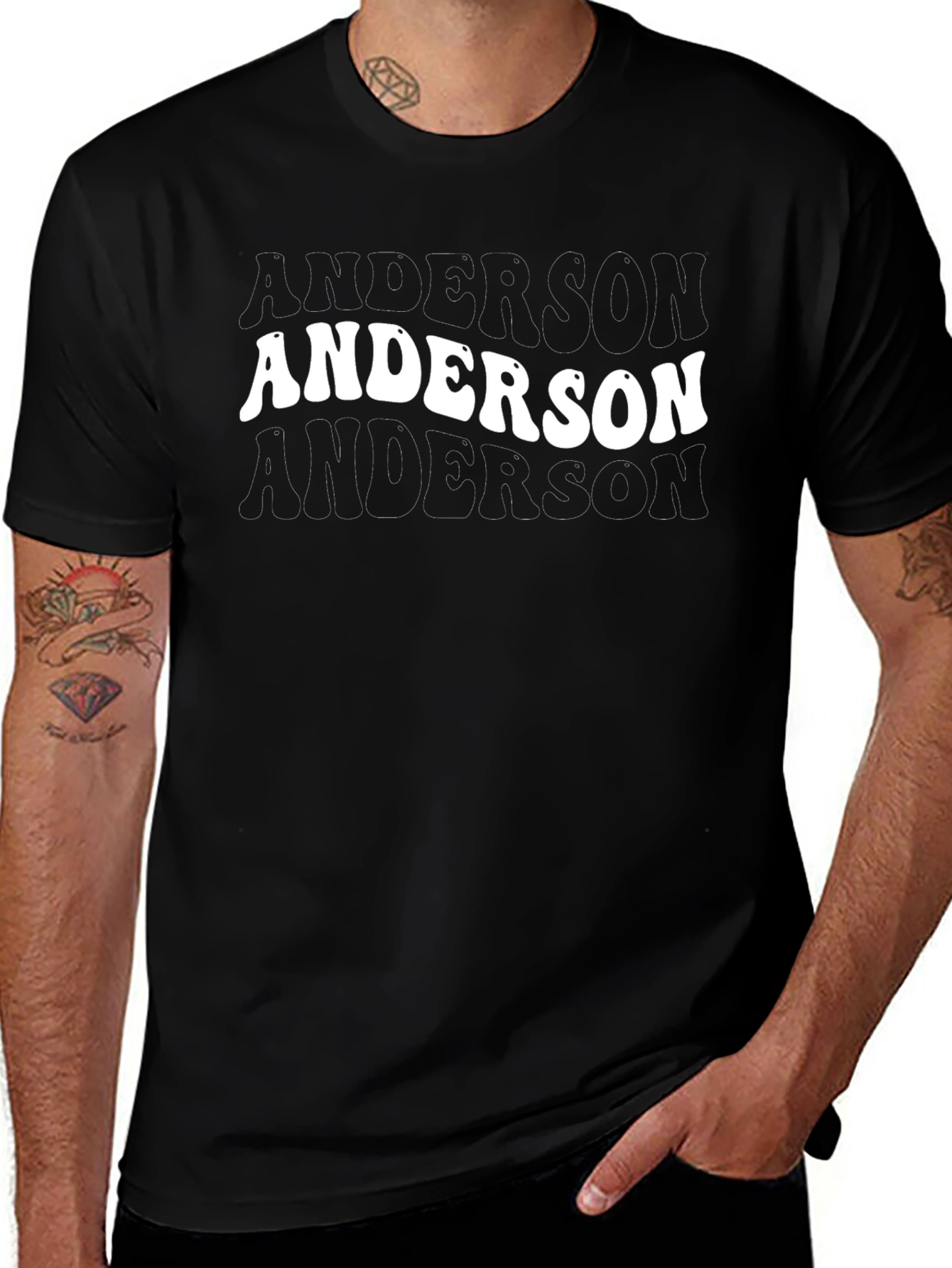 ANDERSON Graphic T-Shirt - Retro Style