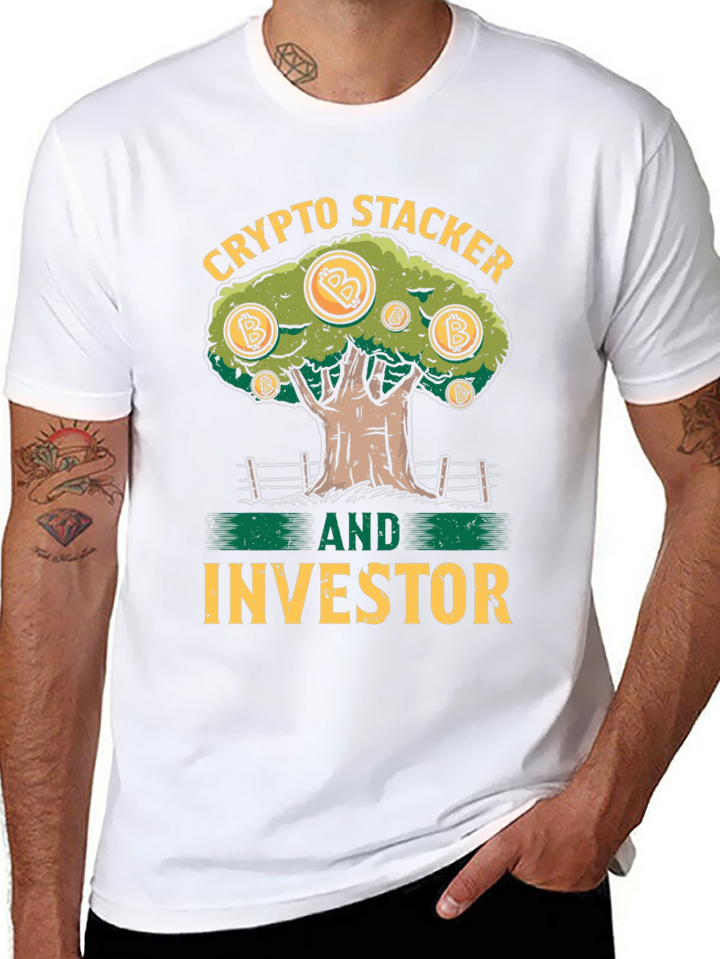 Crypto Stacker and Investor T-Shirt