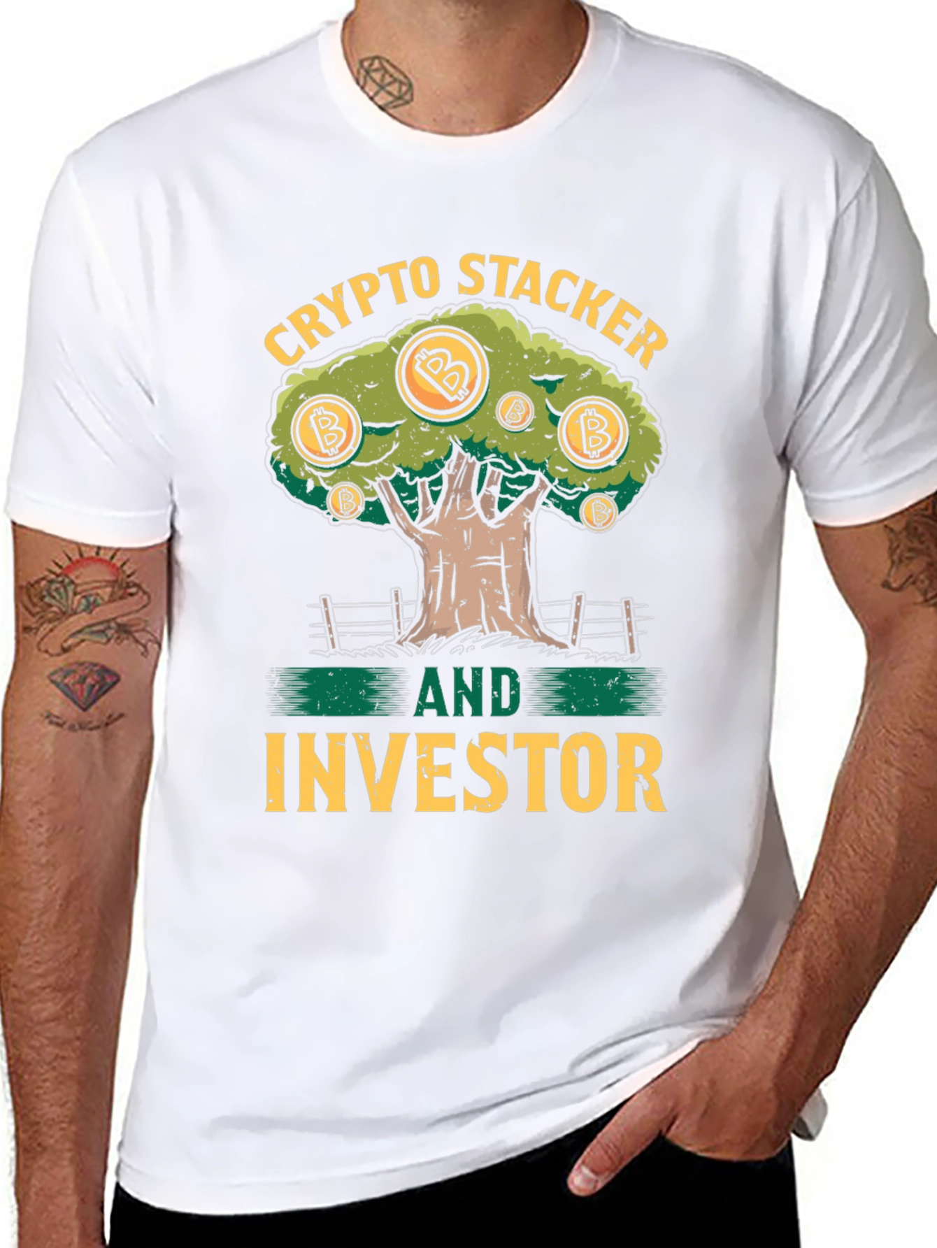 Crypto Stacker and Investor T-Shirt