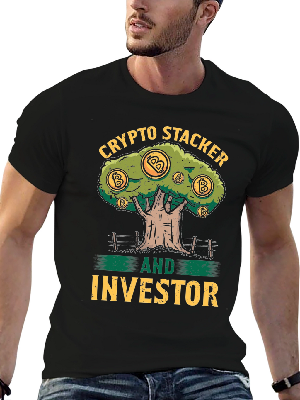 Crypto Stacker and Investor T-Shirt