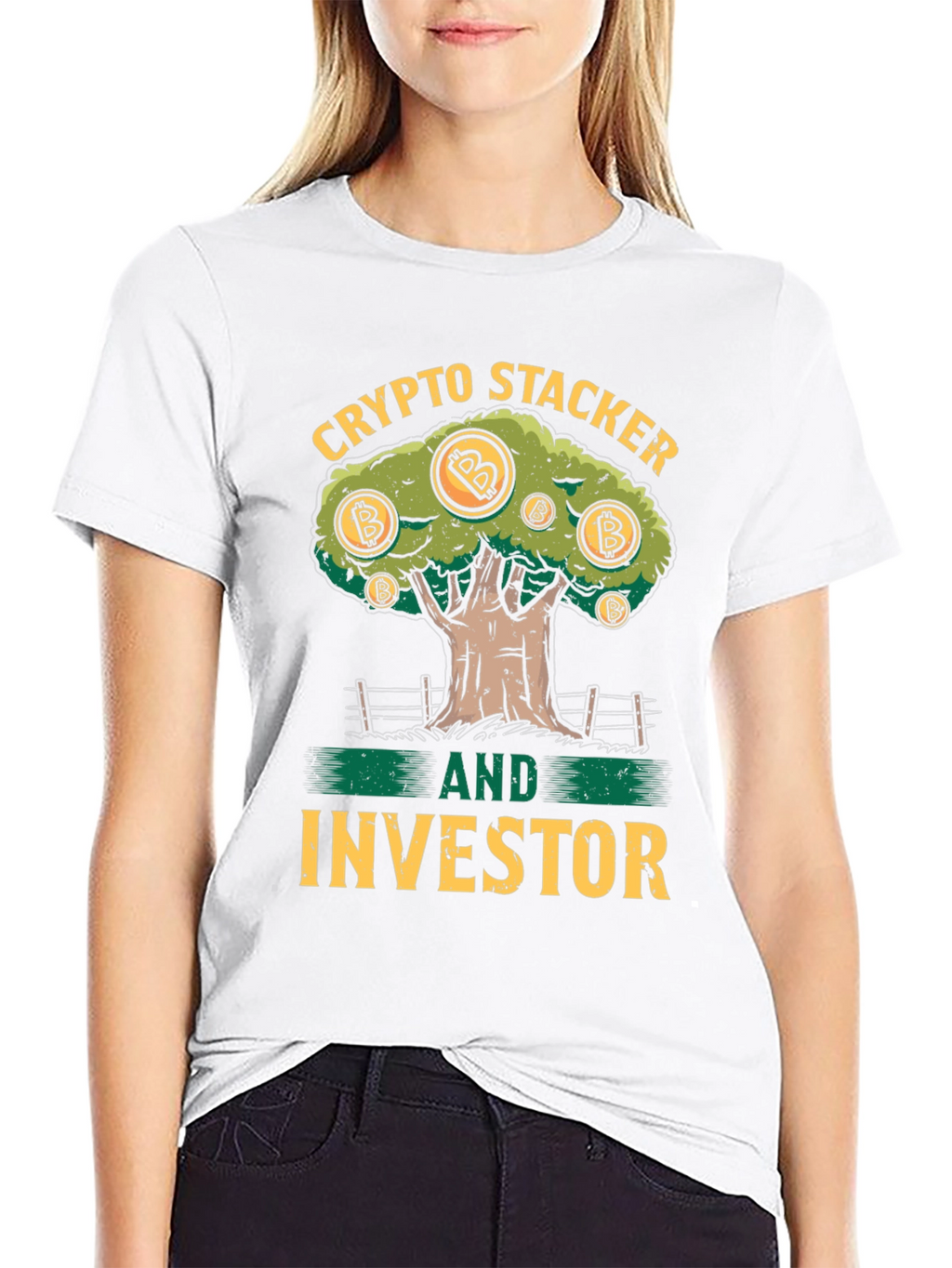 Crypto Stacker and Investor T-Shirt