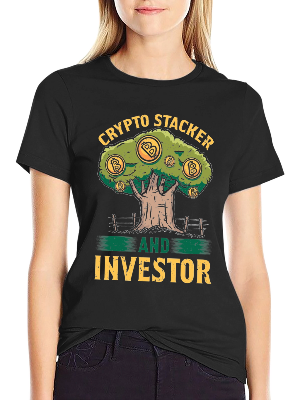 Crypto Stacker and Investor T-Shirt