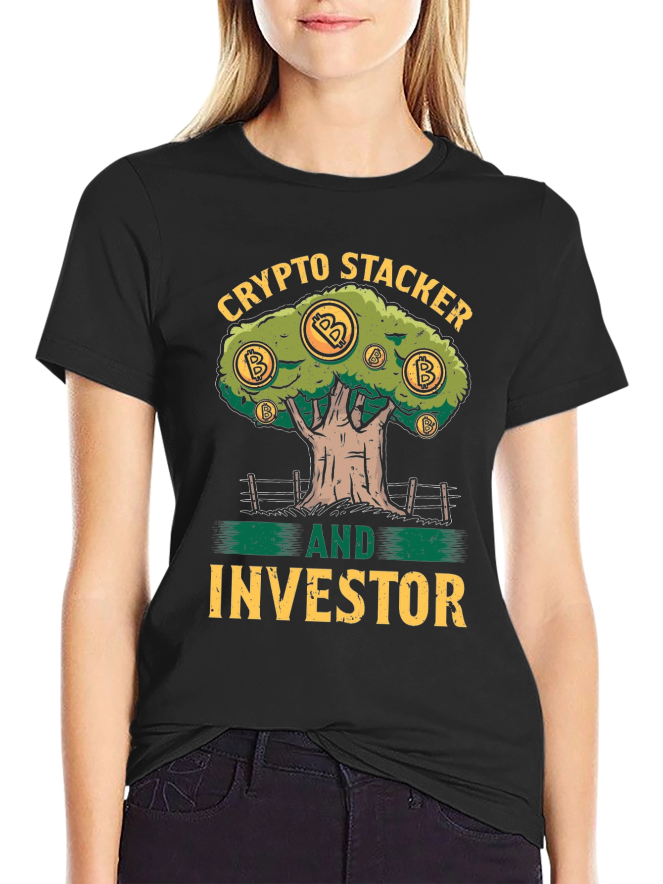 Crypto Stacker and Investor T-Shirt