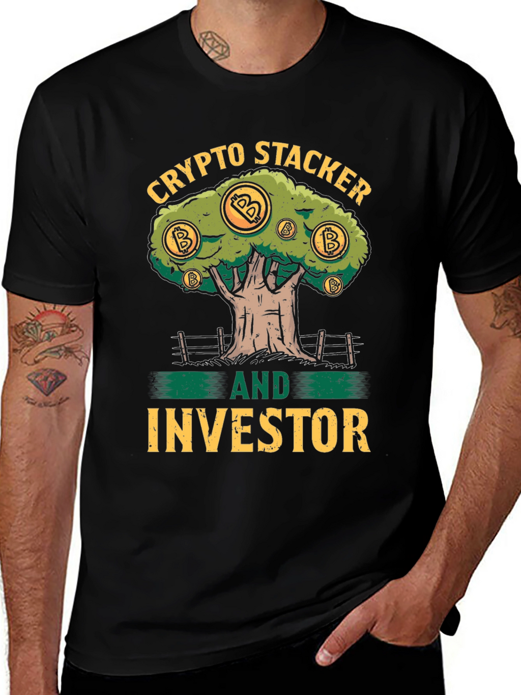 Crypto Stacker and Investor T-Shirt