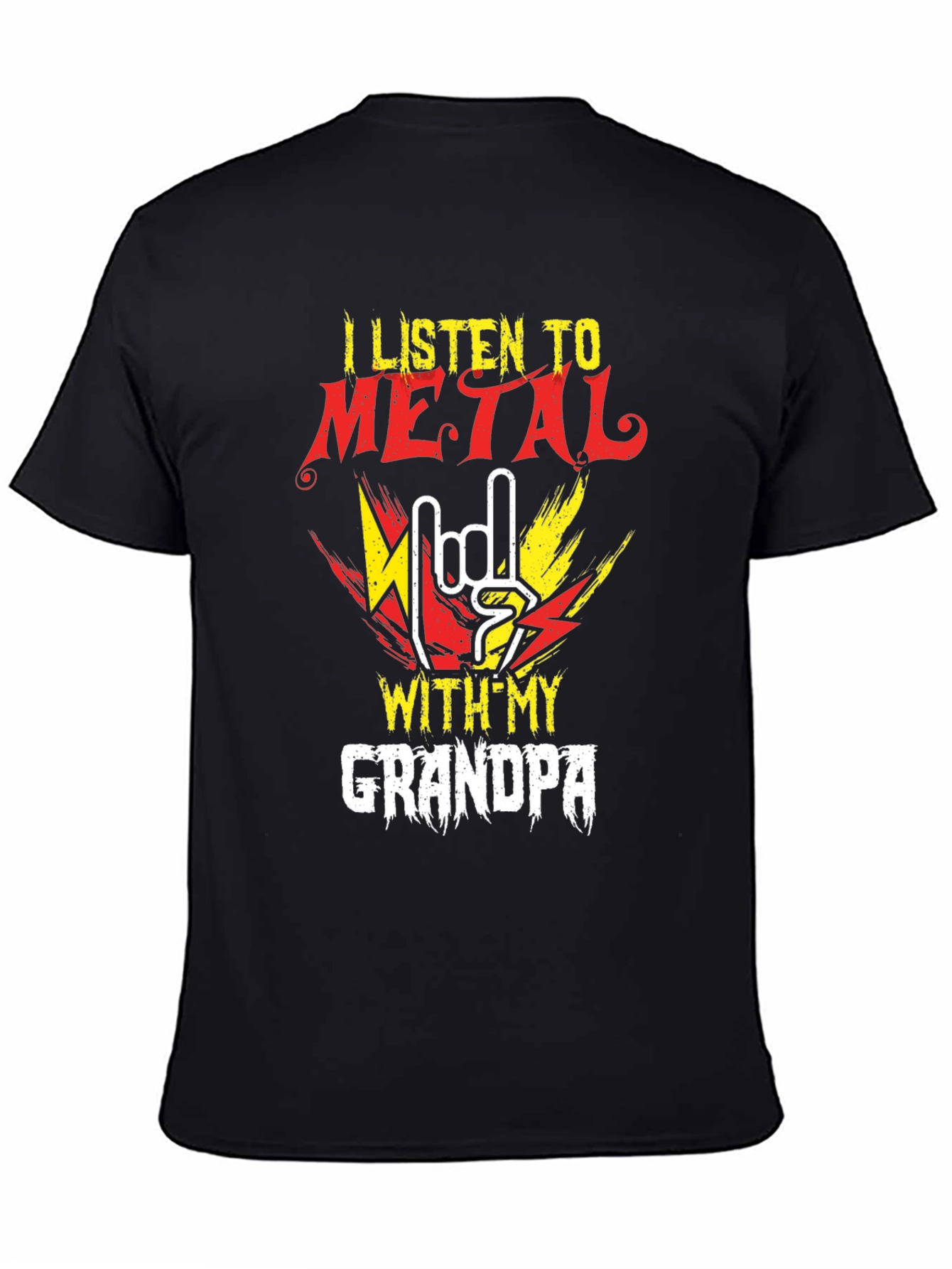Metal Music Grandpa T-Shirt
