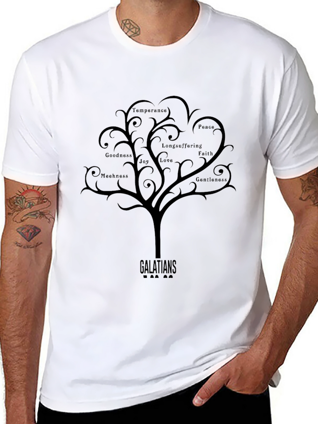 Galatians Fruit of the Spirit Tree T-Shirt
