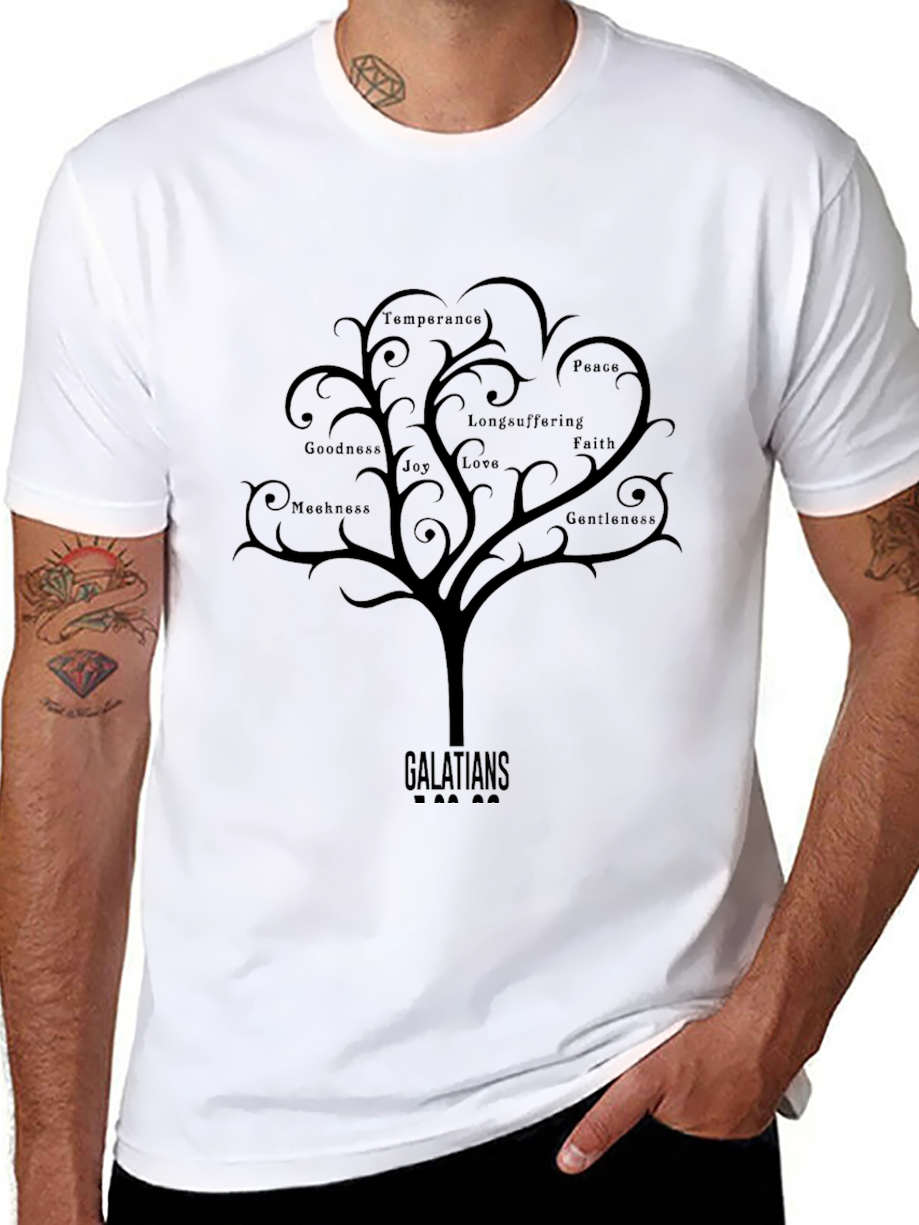 Galatians Fruit of the Spirit Tree T-Shirt