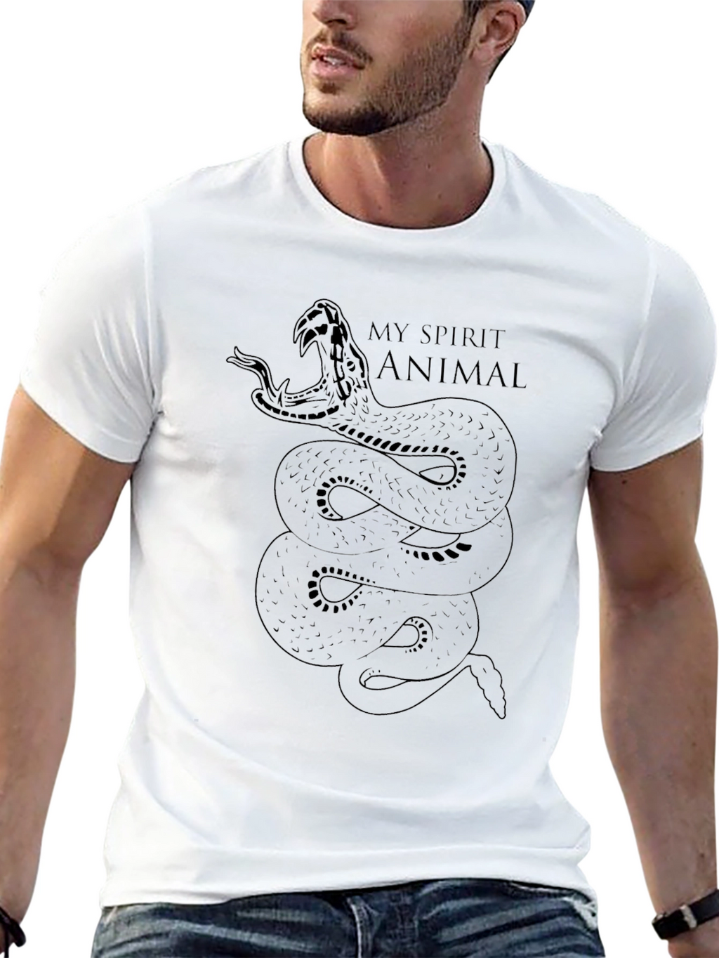 My Spirit Animal Snake Graphic Tee