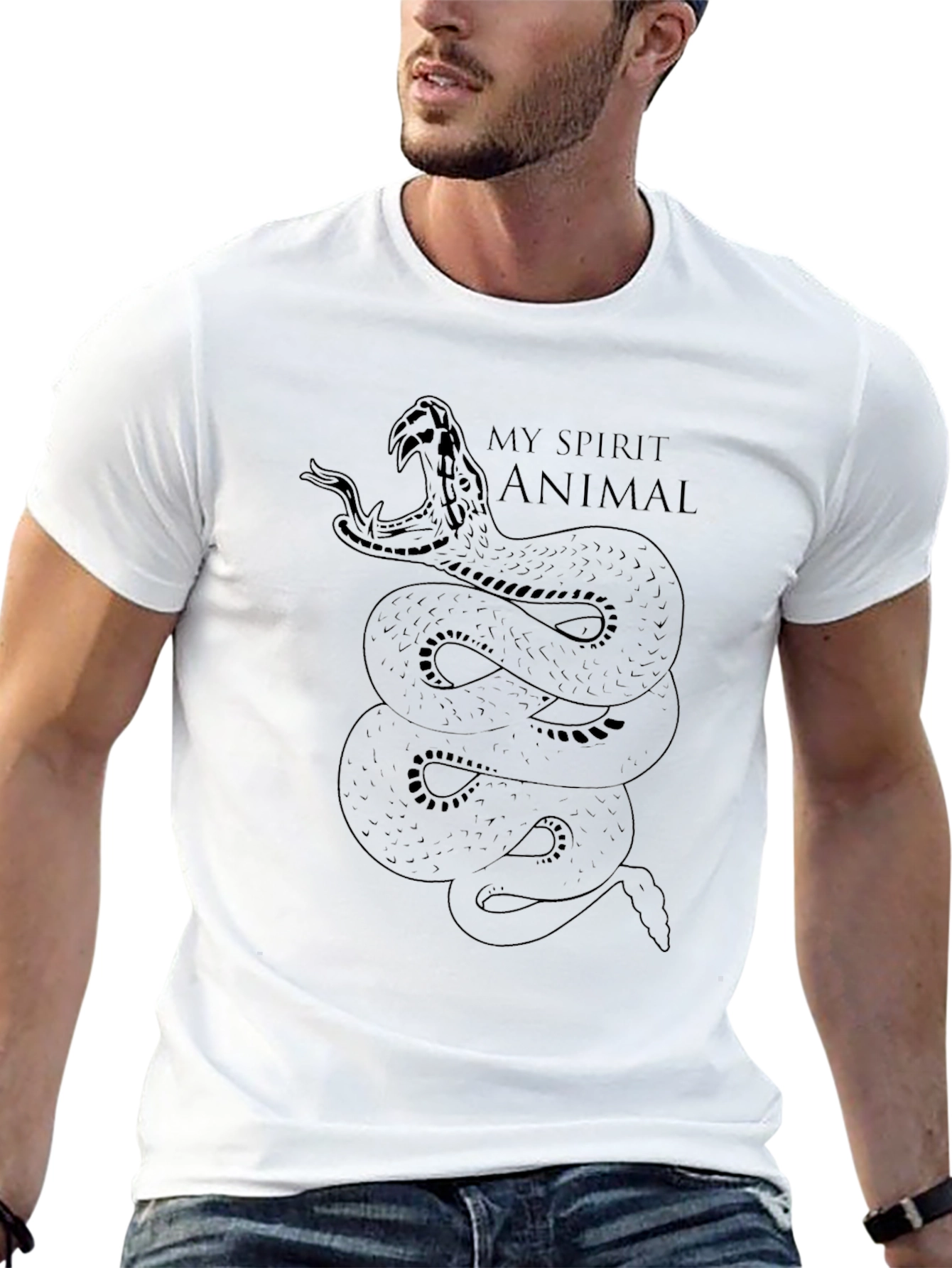 My Spirit Animal Snake Graphic Tee
