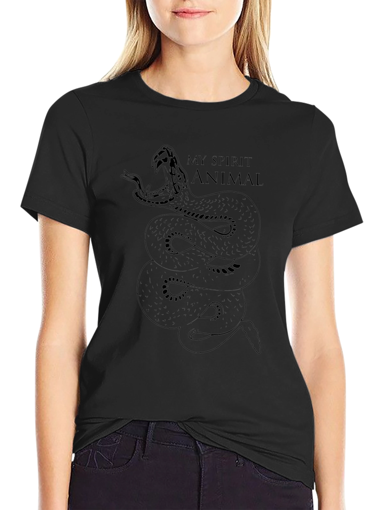 My Spirit Animal Snake Graphic Tee