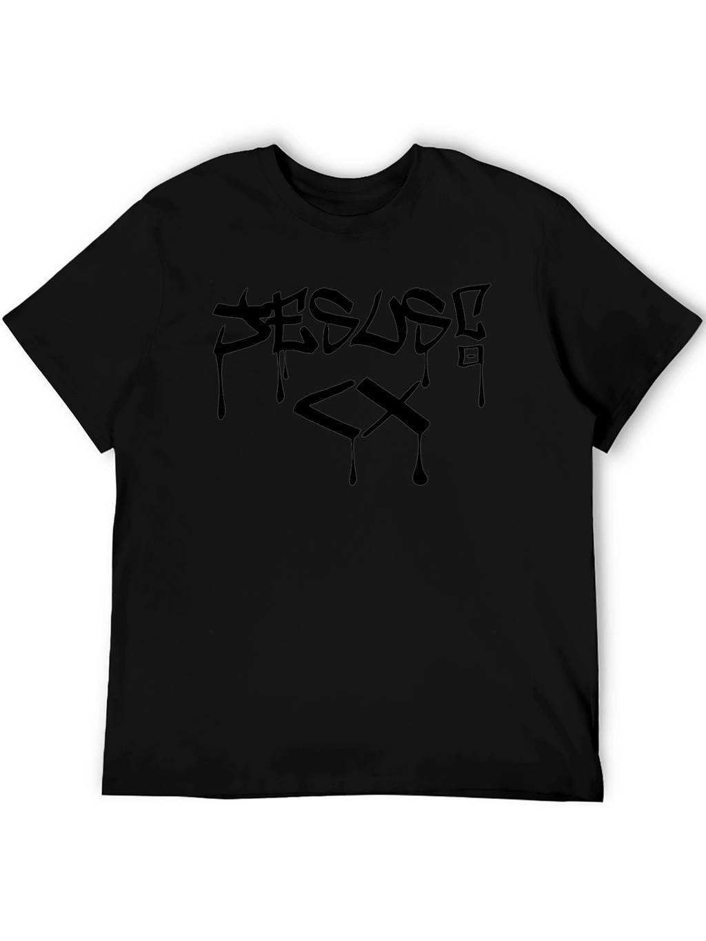 Jesus Cx T-Shirt - Graffiti Drip Design