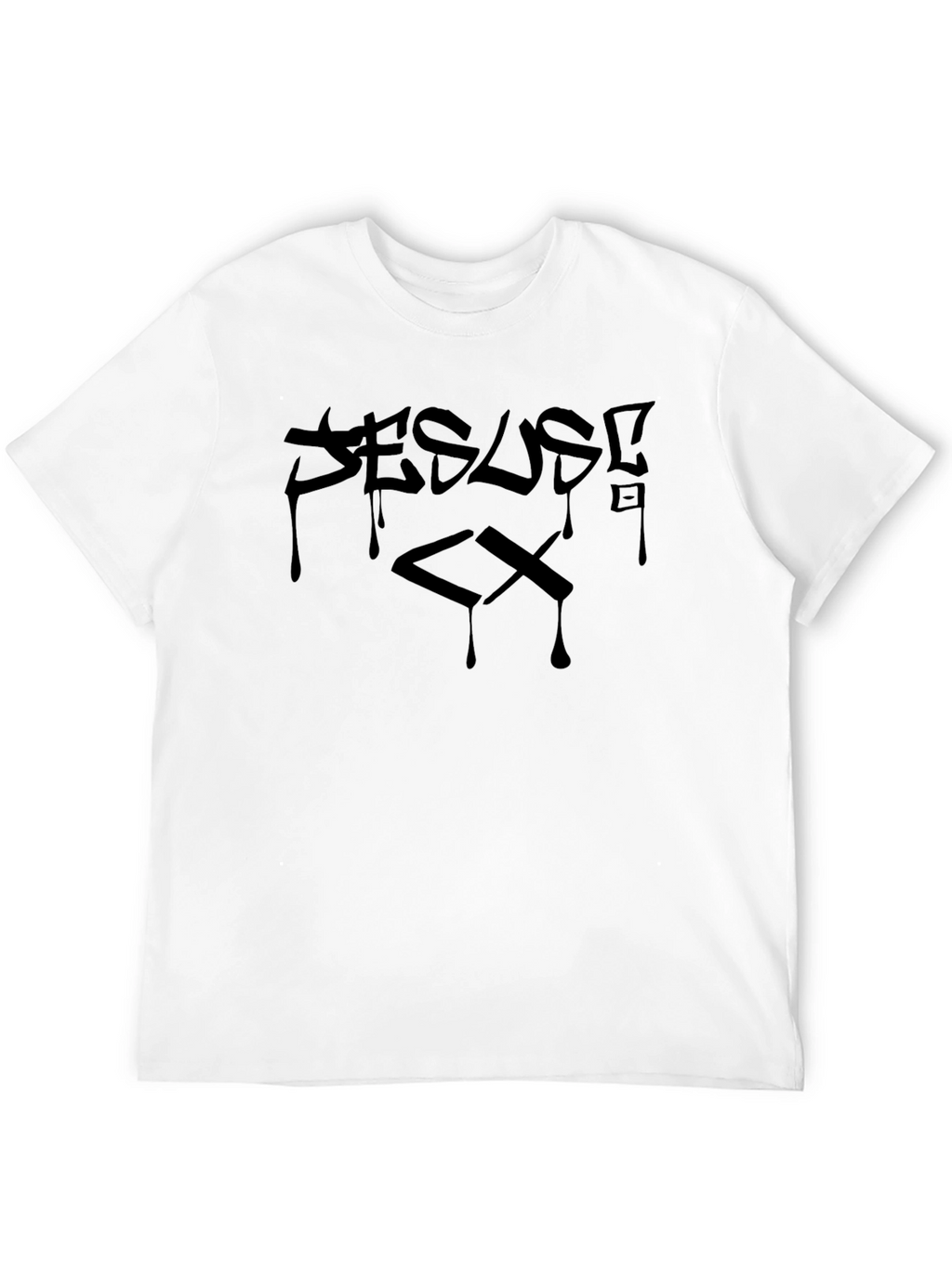 Jesus Cx T-Shirt - Graffiti Drip Design