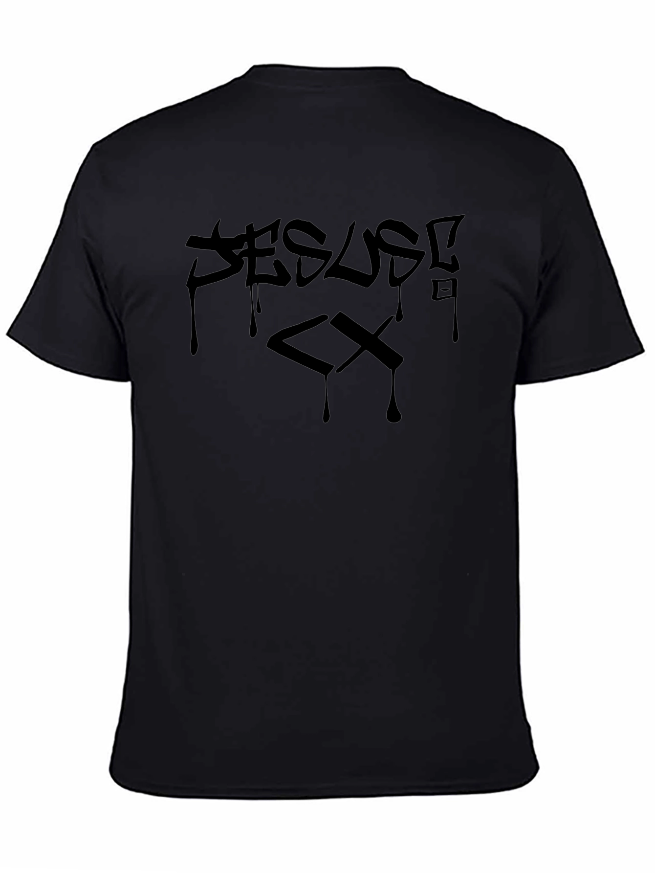 Jesus Cx T-Shirt - Graffiti Drip Design
