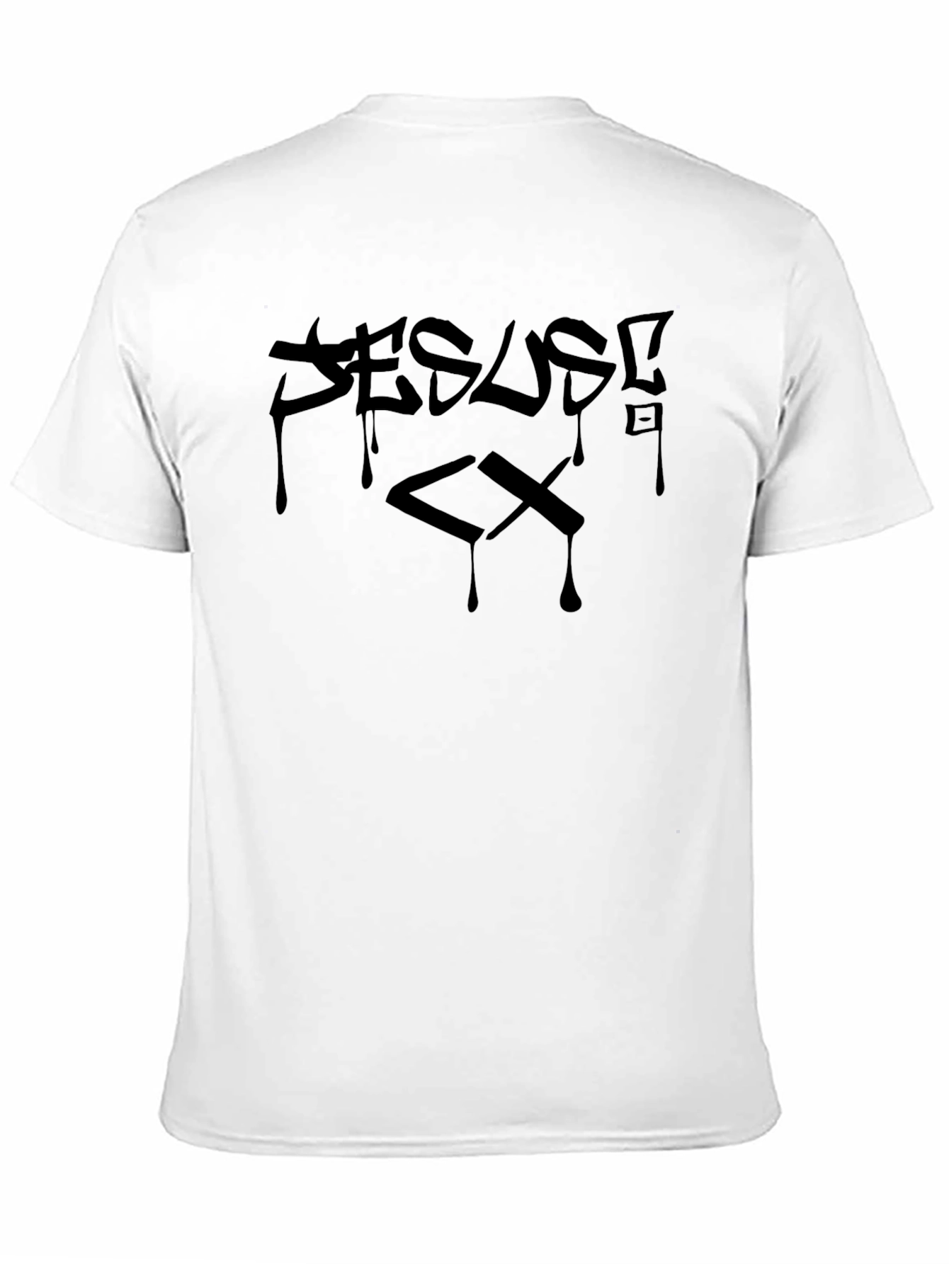 Jesus Cx T-Shirt - Graffiti Drip Design