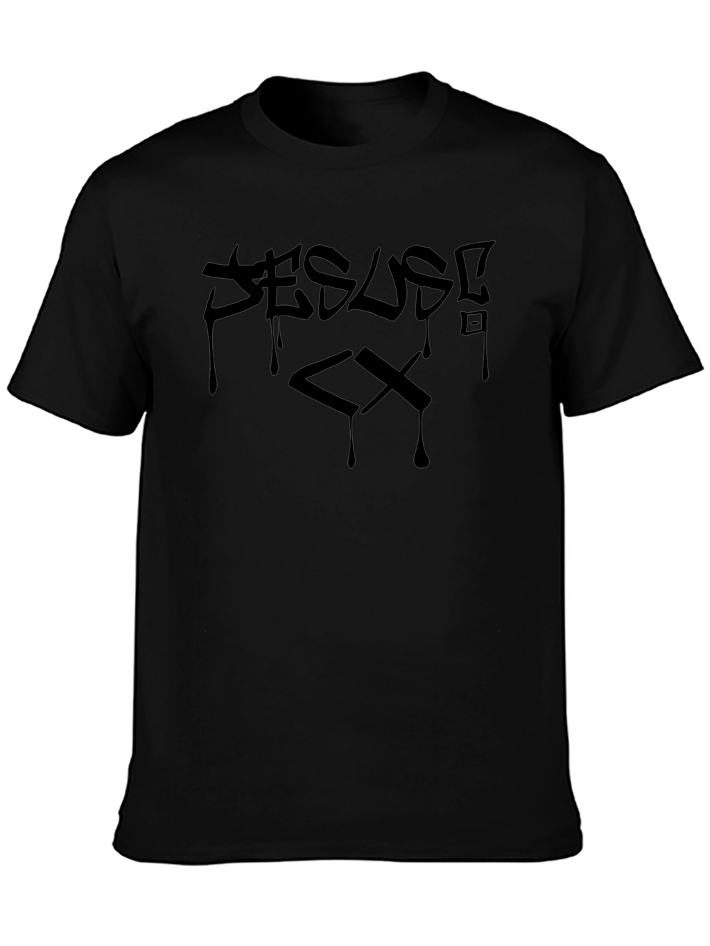 Jesus Cx T-Shirt - Graffiti Drip Design