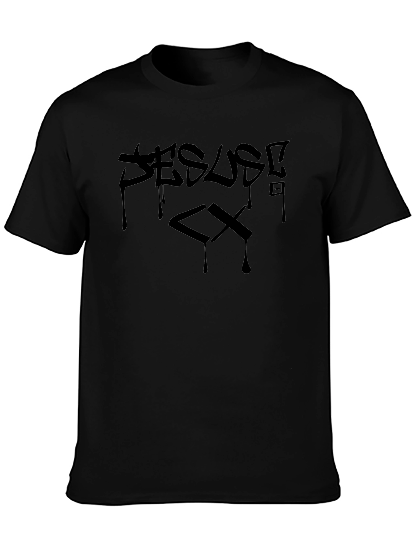 Jesus Cx T-Shirt - Graffiti Drip Design