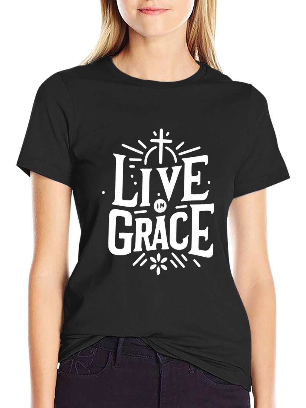 Live in Grace Christian T-Shirt