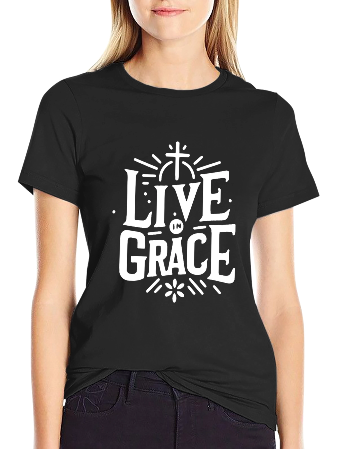 Live in Grace Christian T-Shirt