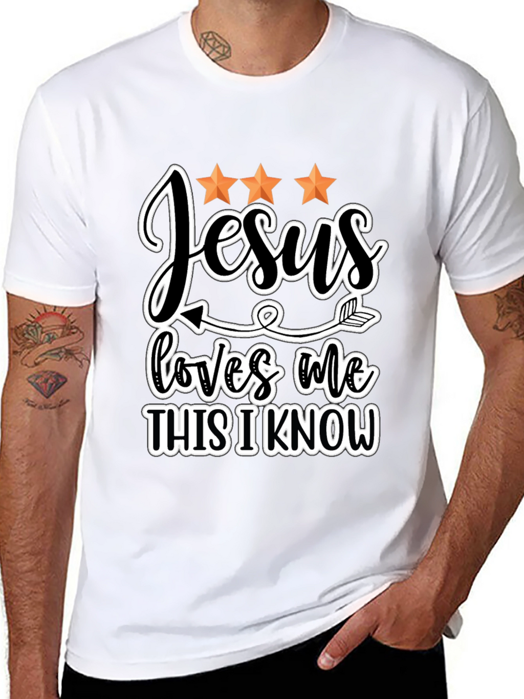 Jesus Loves Me Graphic T-Shirt