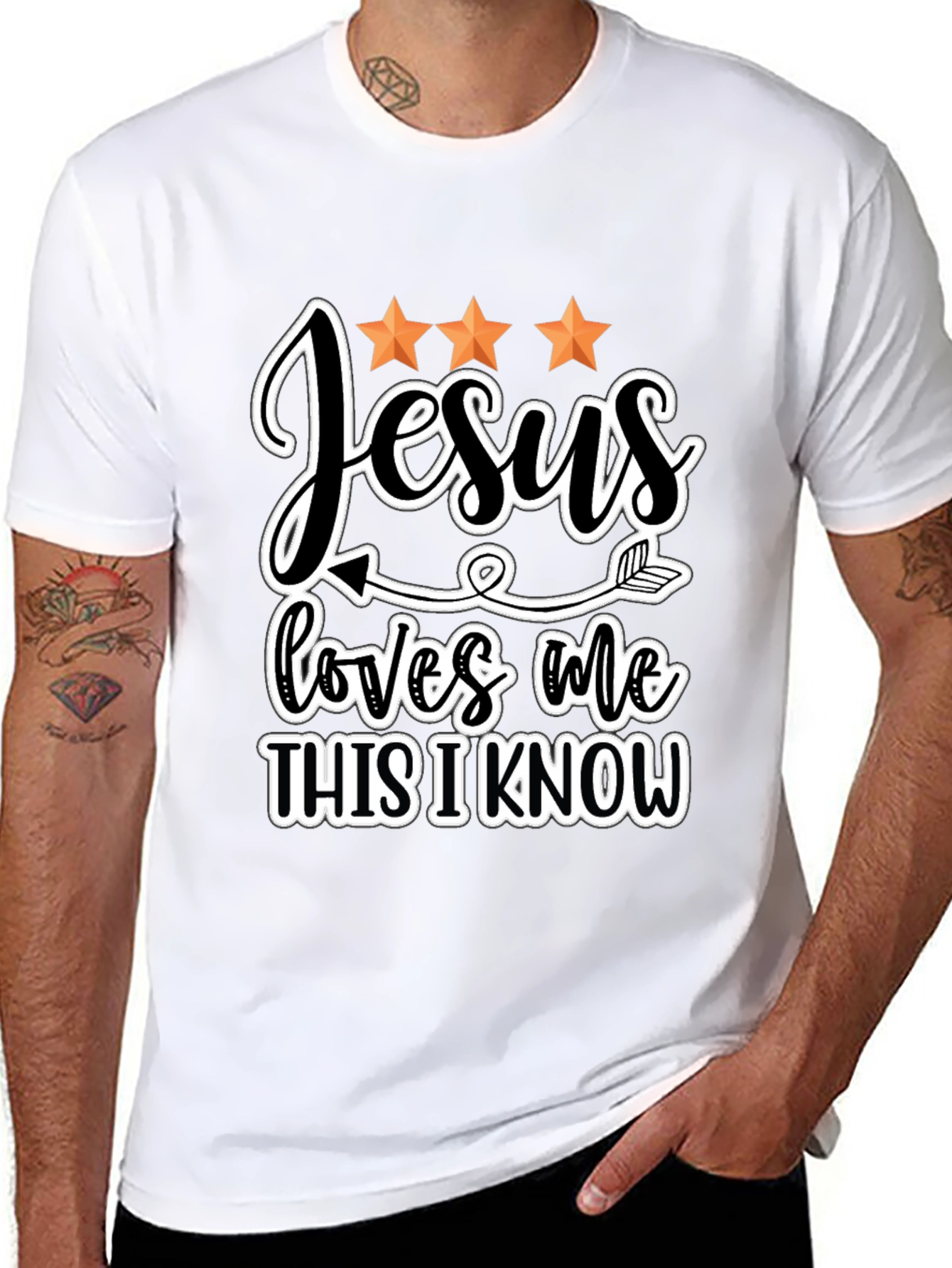 Jesus Loves Me Graphic T-Shirt