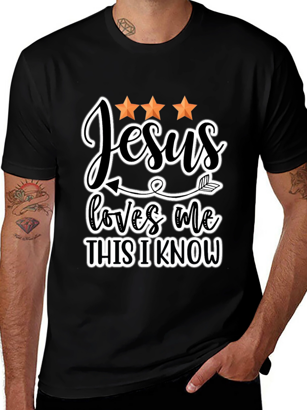 Jesus Loves Me Graphic T-Shirt
