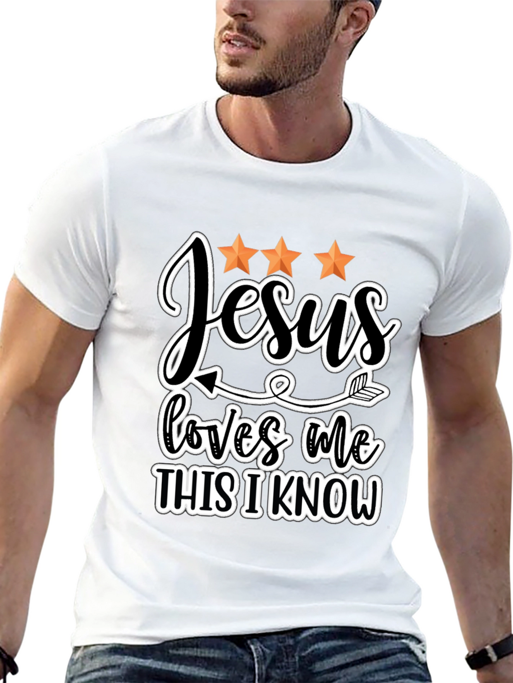 Jesus Loves Me Graphic T-Shirt