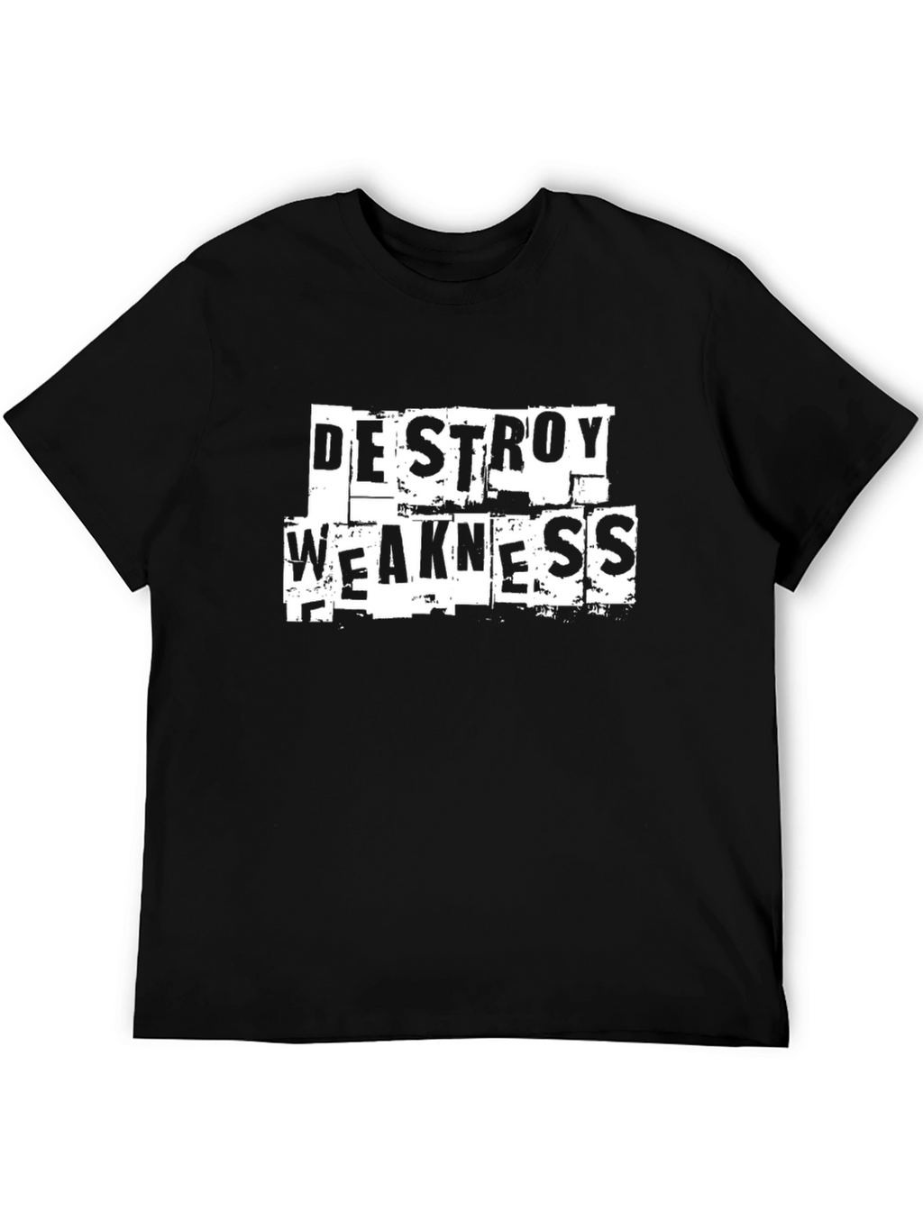 Destroy Weakness Graphic Tee - Black
