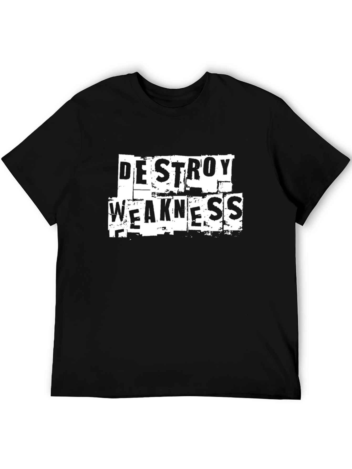 Destroy Weakness Graphic Tee - Black