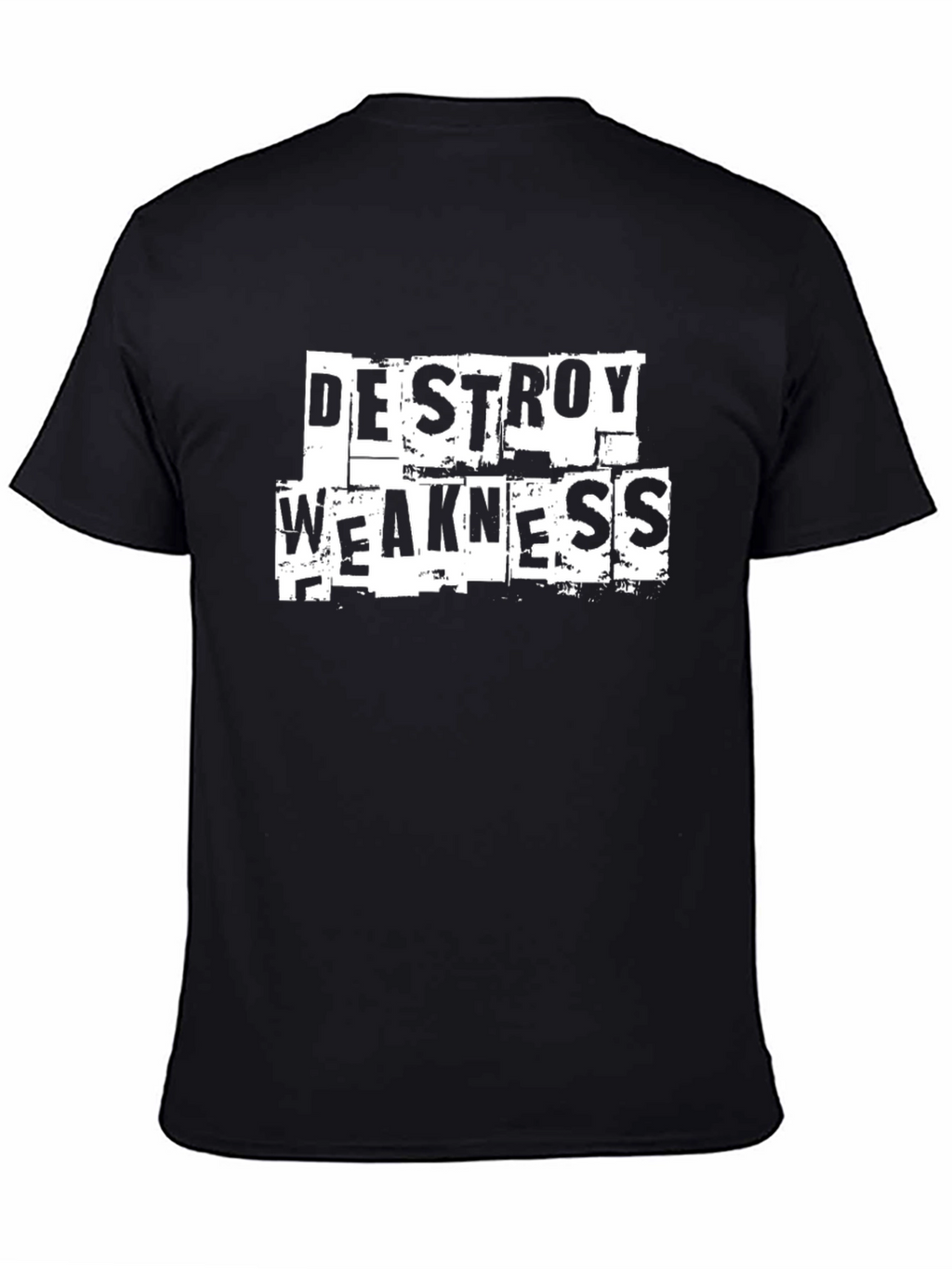Destroy Weakness Graphic Tee - Black