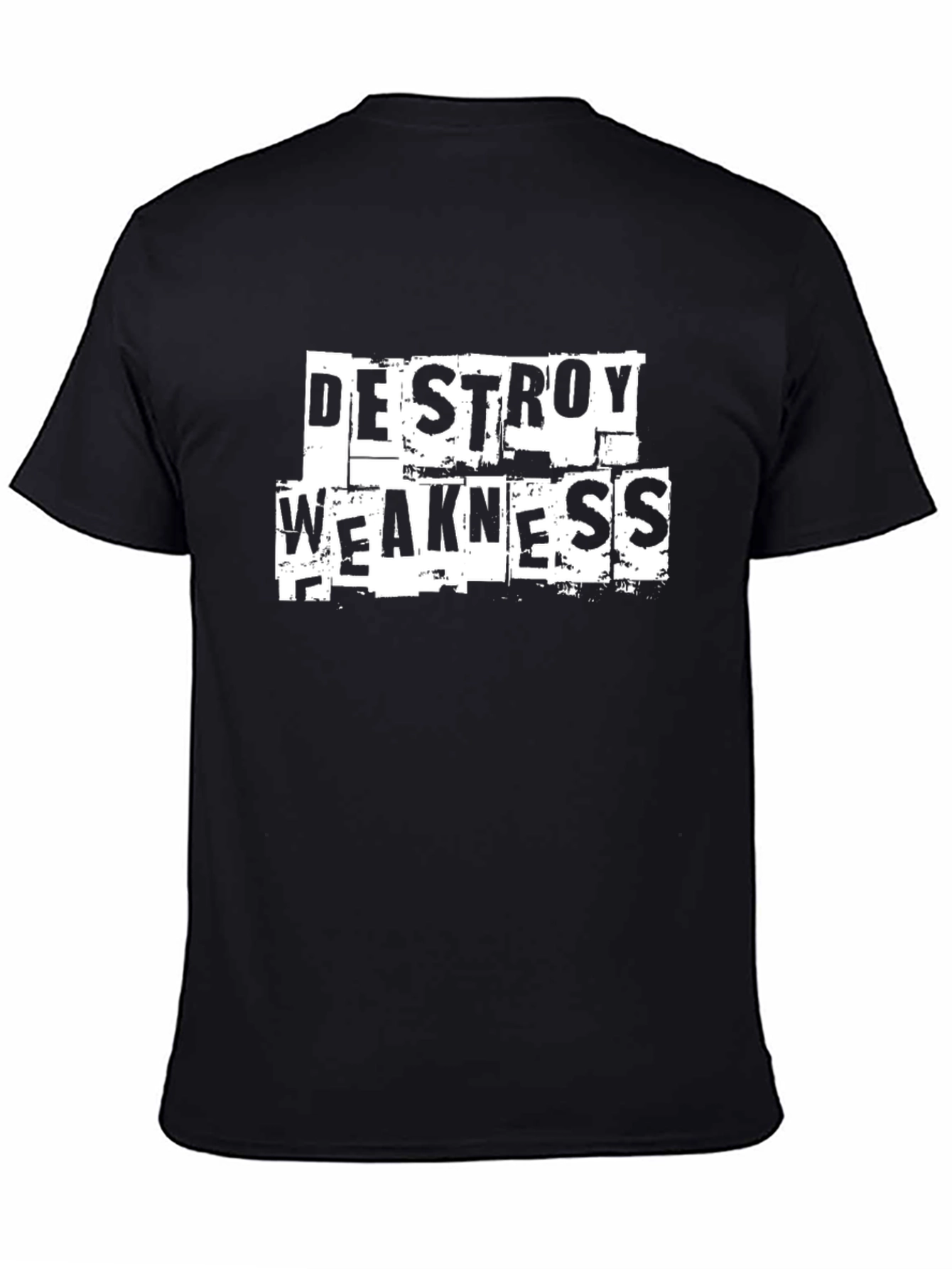 Destroy Weakness Graphic Tee - Black