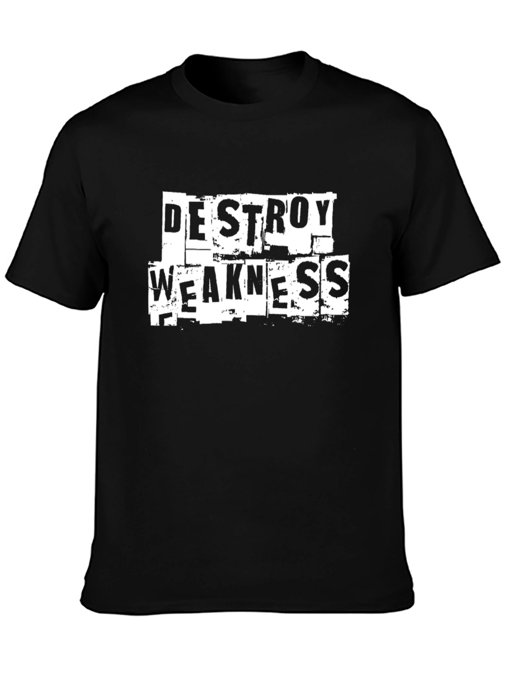 Destroy Weakness Graphic Tee - Black