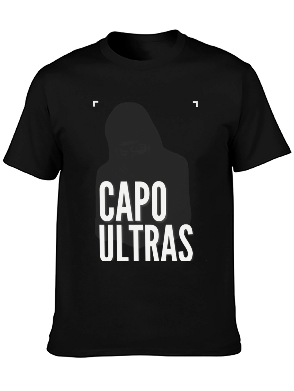 Capo Ultras Black Graphic T-Shirt