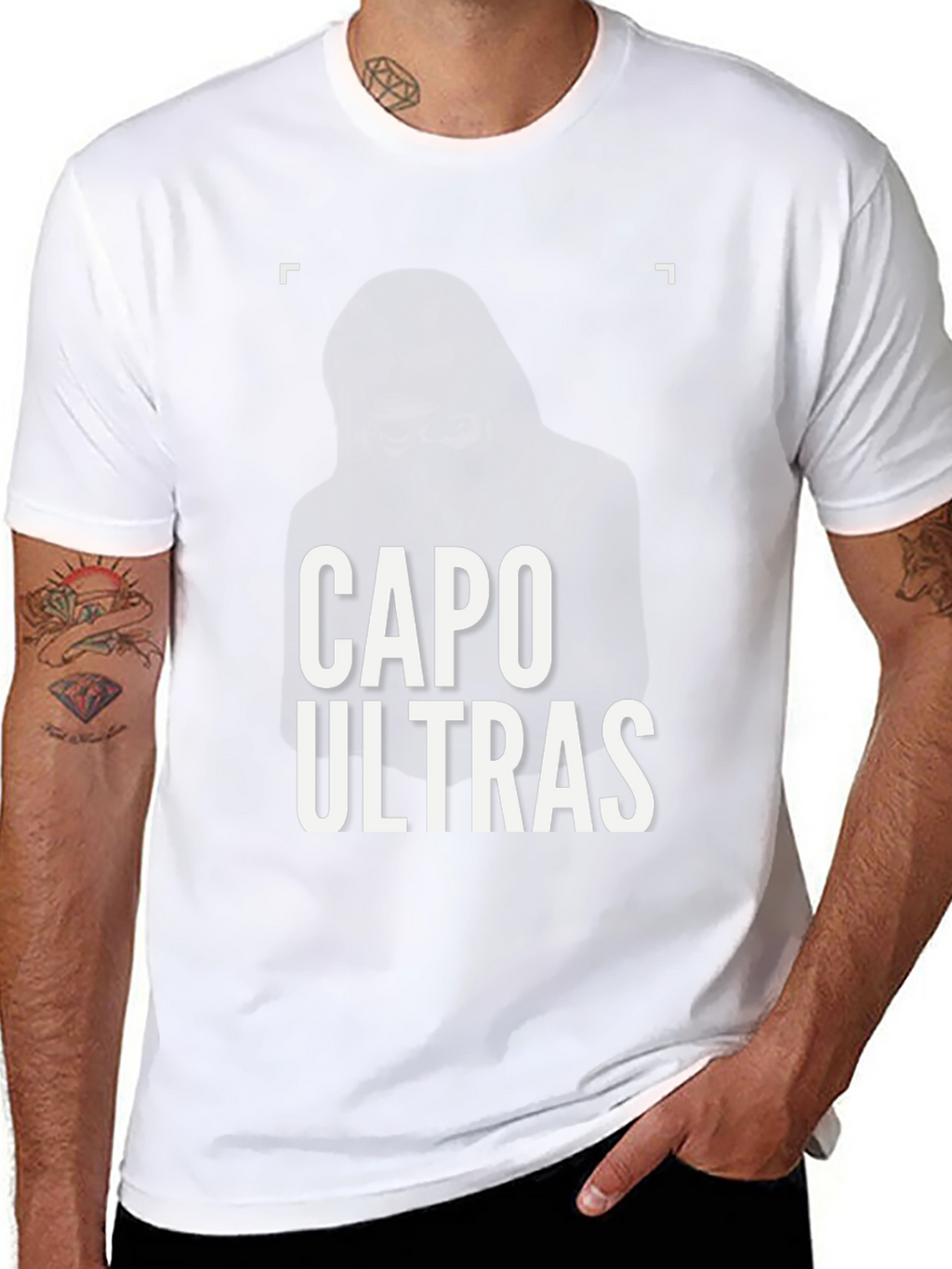 Capo Ultras Black Graphic T-Shirt