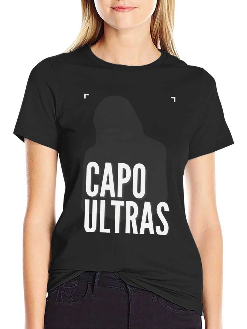 Capo Ultras Black Graphic T-Shirt