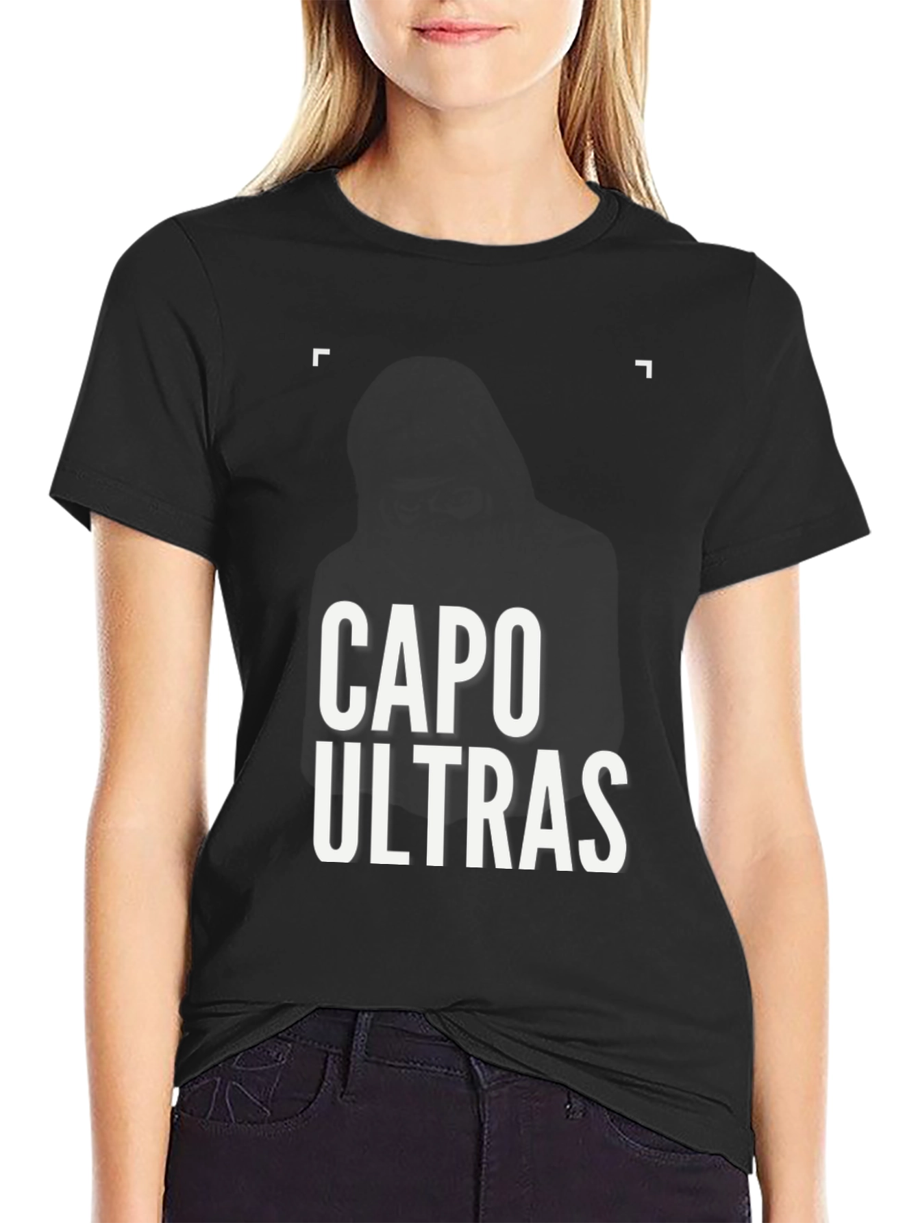 Capo Ultras Black Graphic T-Shirt