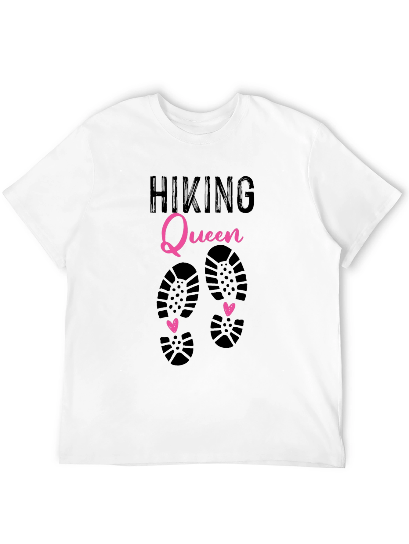 Hiking Queen Graphic T-Shirt - Black
