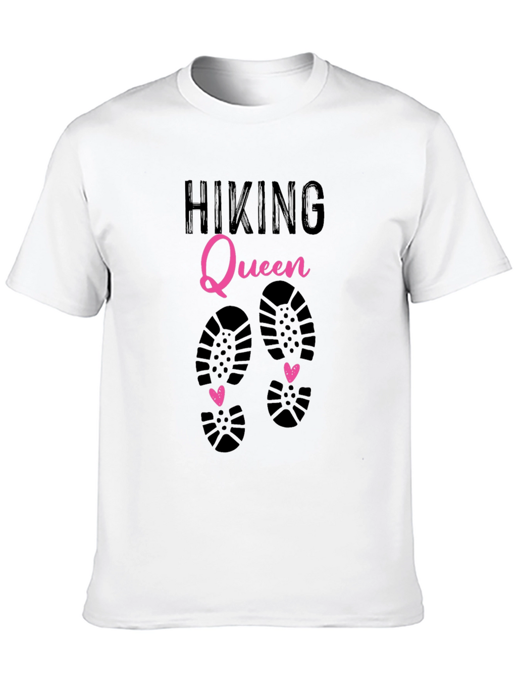 Hiking Queen Graphic T-Shirt - Black