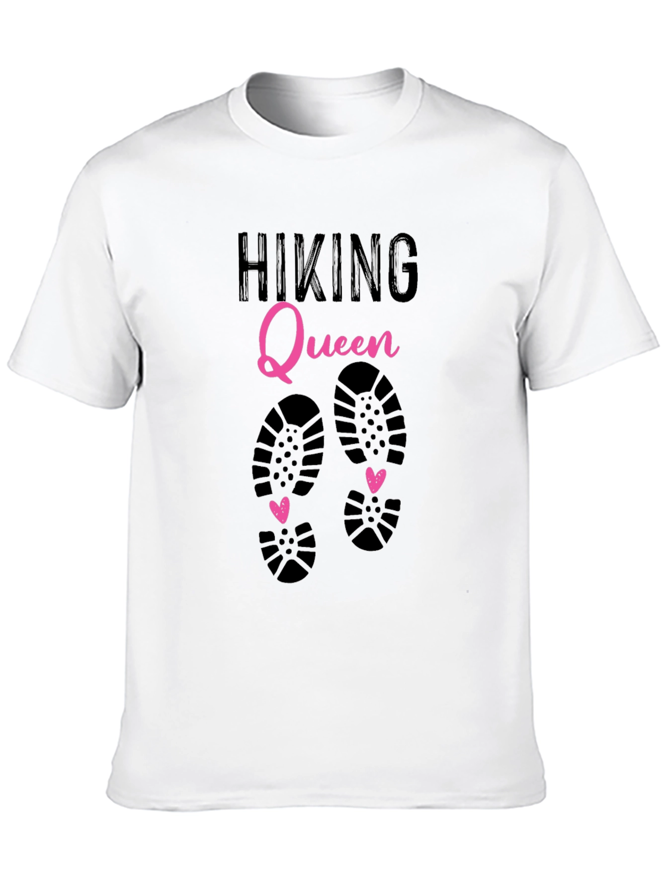 Hiking Queen Graphic T-Shirt - Black