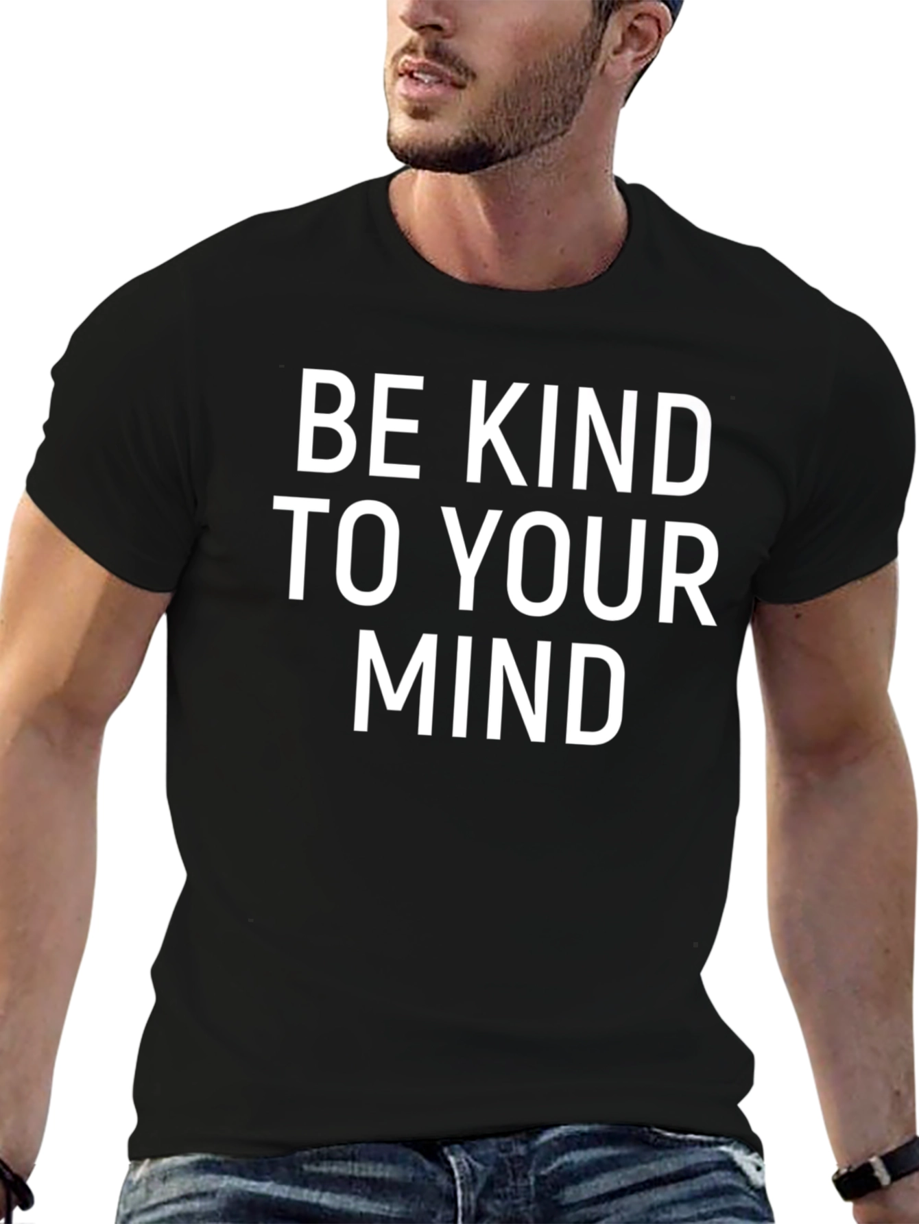 Be Kind To Your Mind Graphic Tee - Black