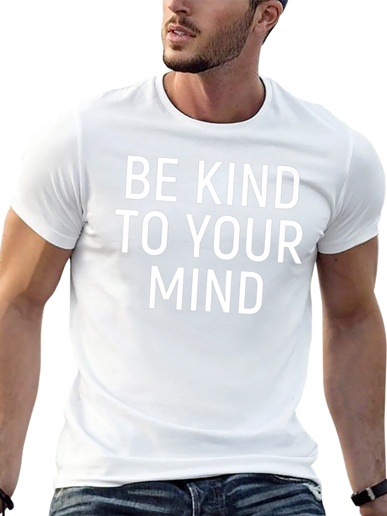 Be Kind To Your Mind Graphic Tee - Black