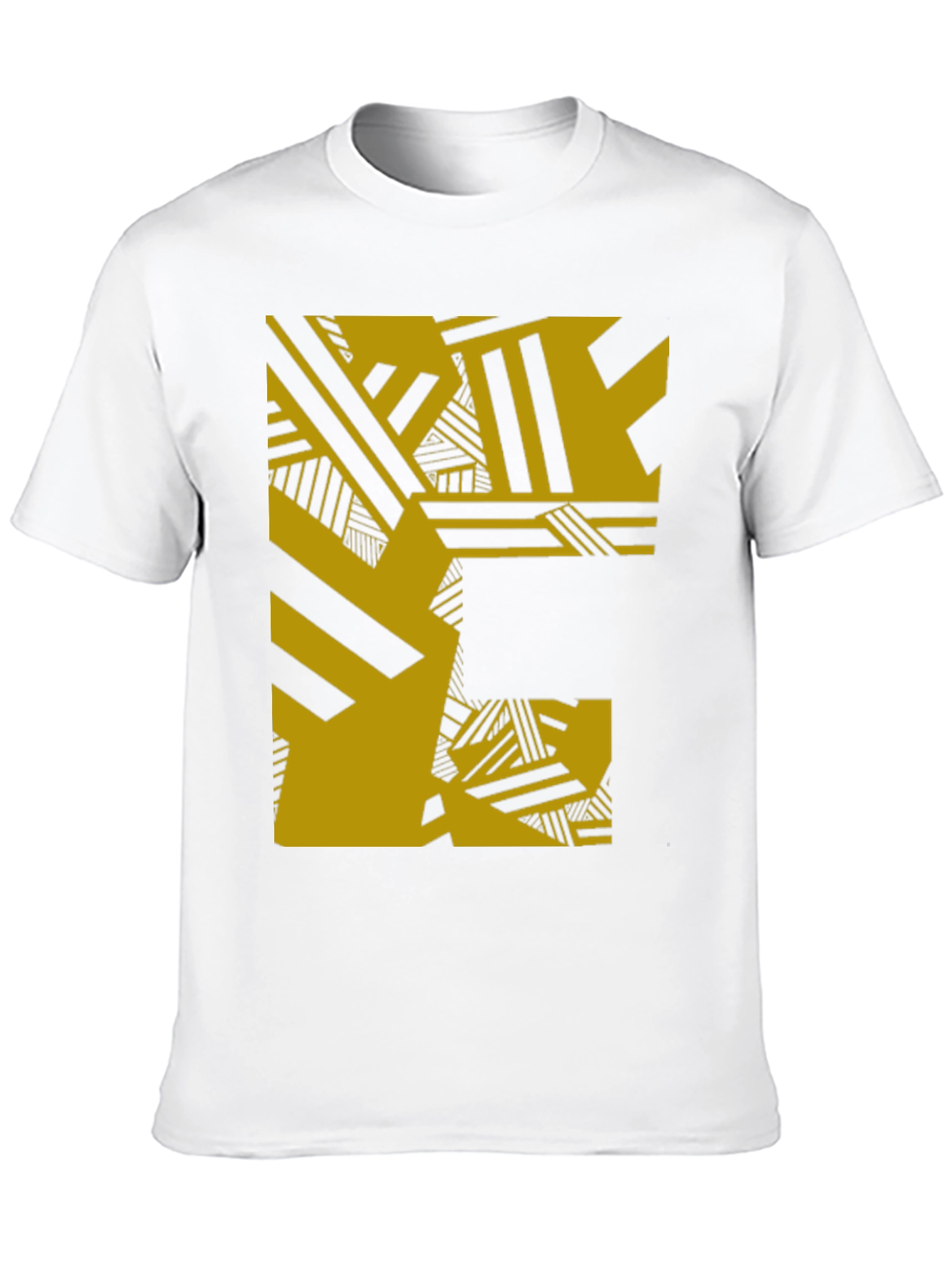 Abstract Graphic Tee - Black