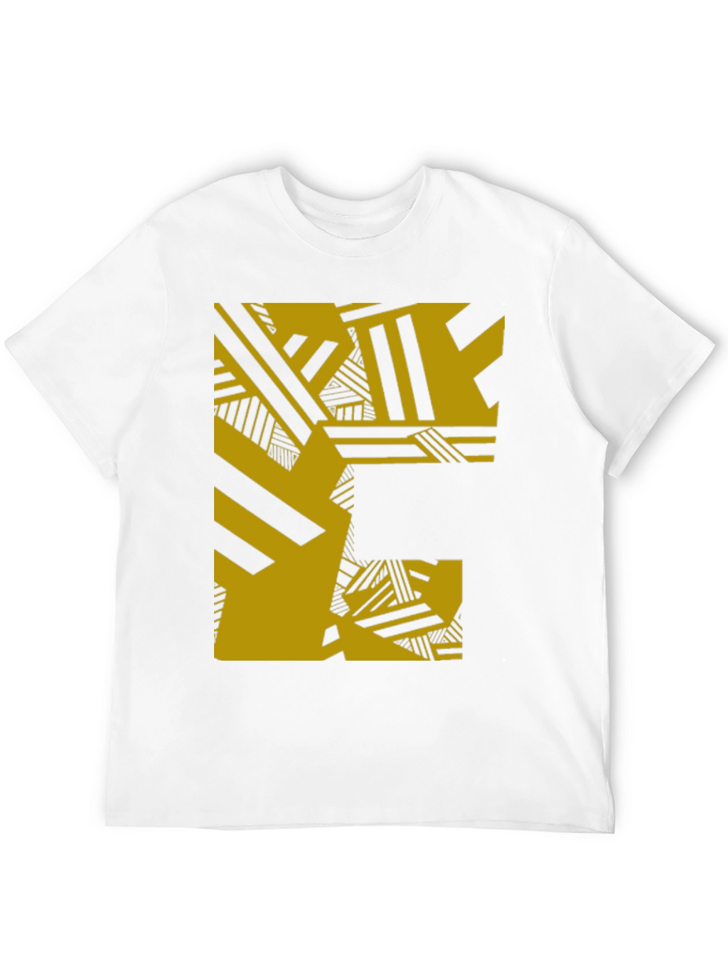 Abstract Graphic Tee - Black