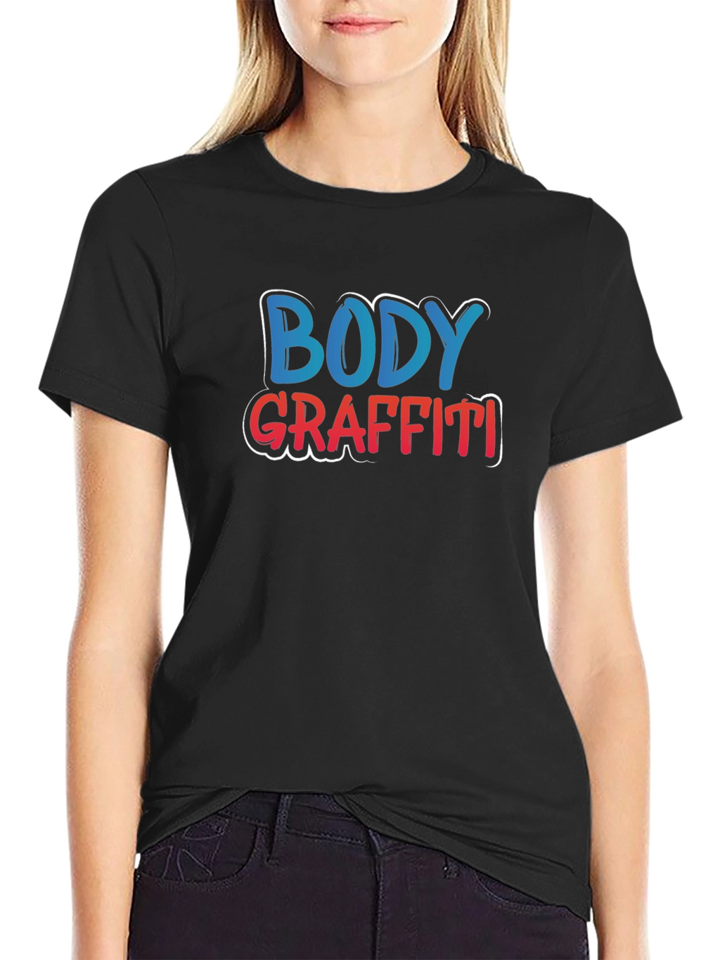 Body Graffiti Black T-Shirt