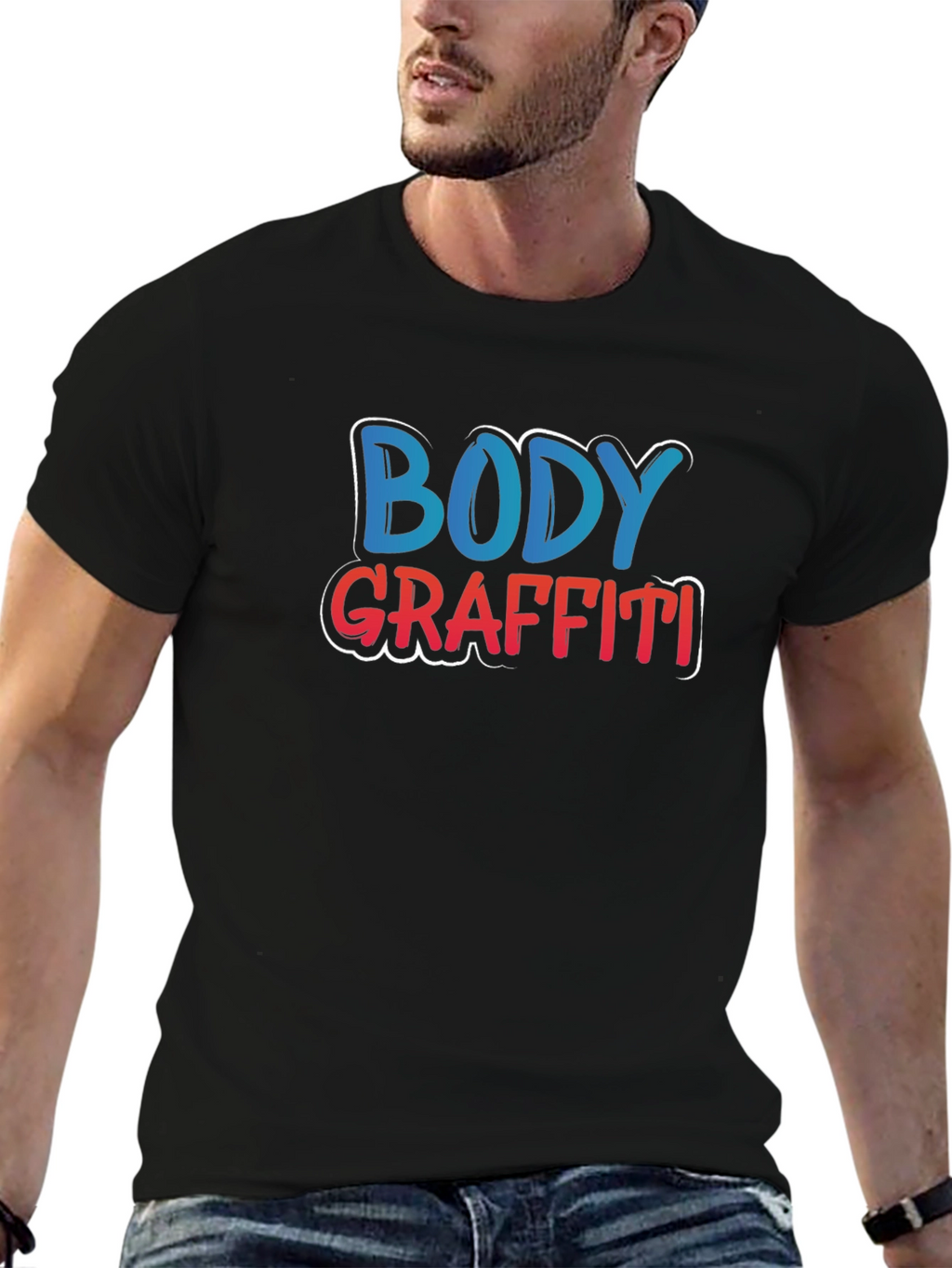 Body Graffiti Black T-Shirt