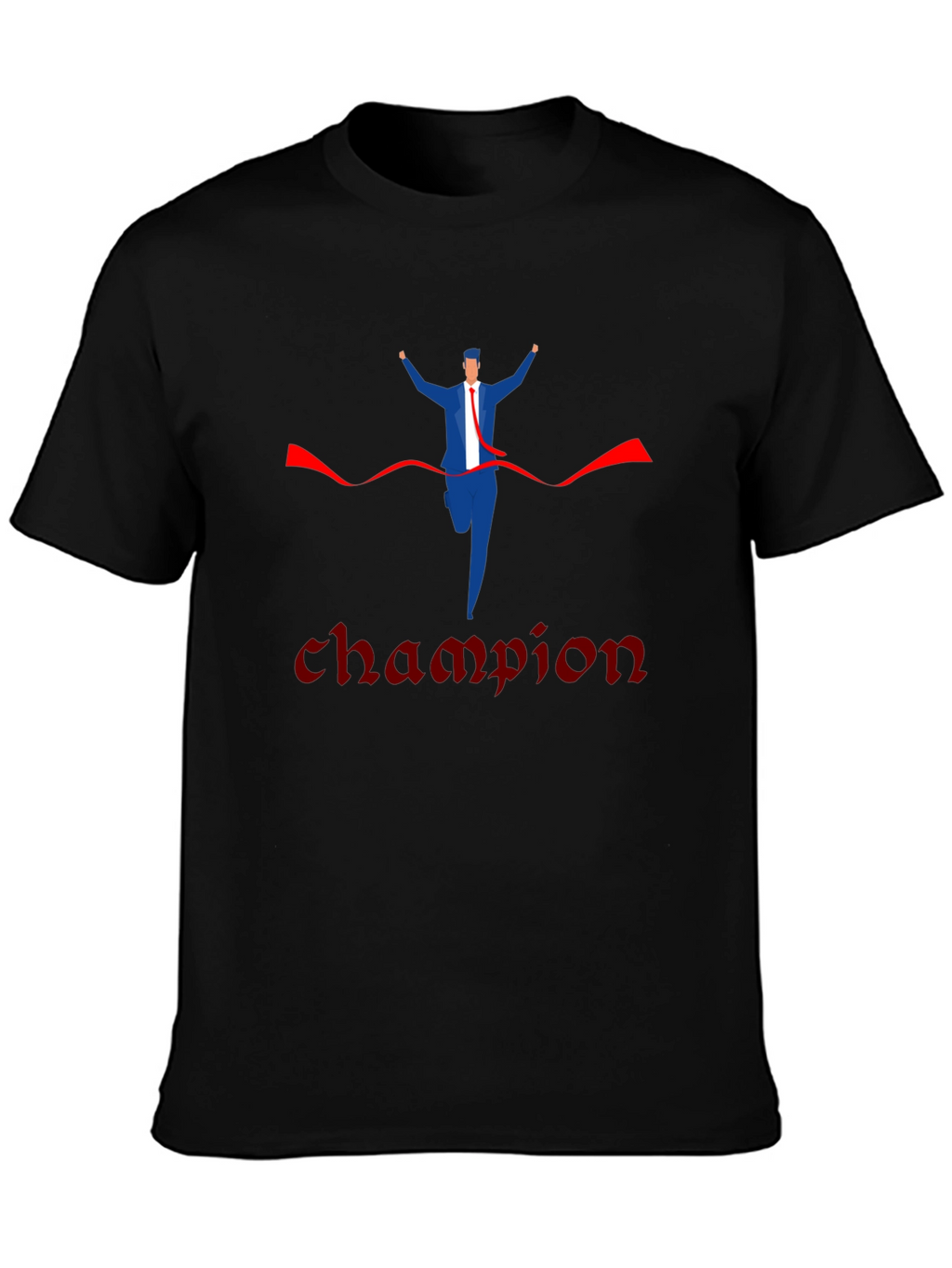 Champion Winner T-Shirt - Business Suit Design