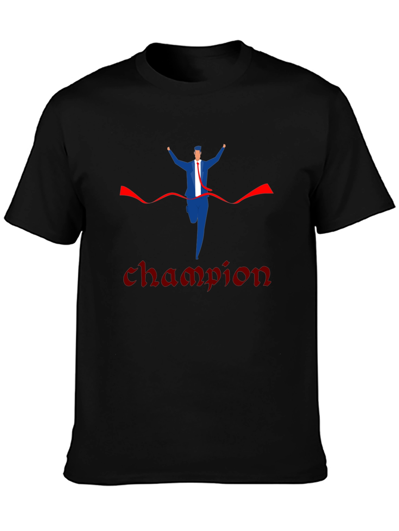 Champion Winner T-Shirt - Business Suit Design