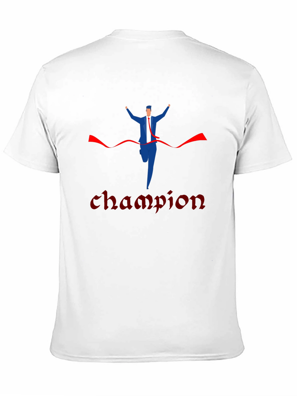 Champion Winner T-Shirt - Business Suit Design